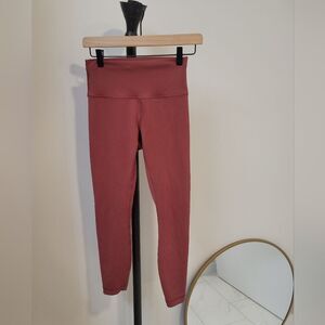 lululemon athletica Red Leggings